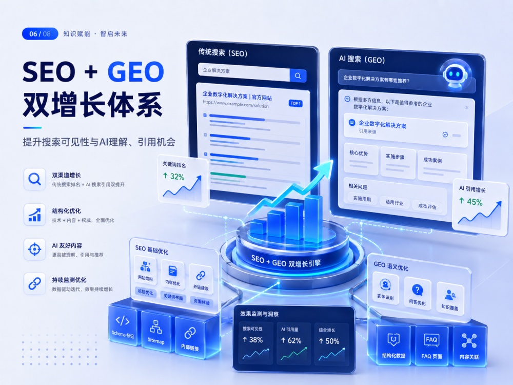 Sistem Pertumbuhan Ganda SEO + GEO